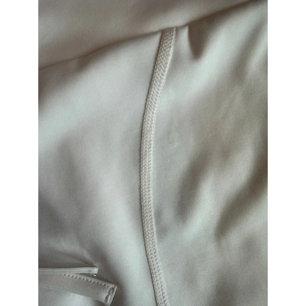 Guess Lace Up Leggings‎ Womens S Cream Excellent High Waisted Athletic Pants